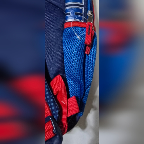 Super Mario 17” Backpack With Laptop Sleeve Book Bag Nintendo New Zippered - Picture 5 of 7